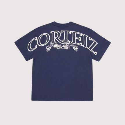 Corteiz Superior Royale Tee Navy/White
