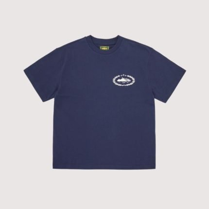 Corteiz Superior Royale Tee Navy/White