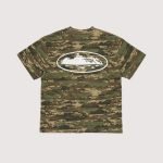 Corteiz Island Puff Print Tee Digi Camo