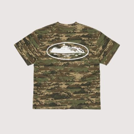 Corteiz Island Puff Print Tee Digi Camo