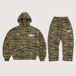 Corteiz Island Puff Print Zip Tracksuit Digi Camo