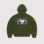 Corteiz Huey Knit Hoodie Olive