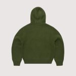 Corteiz Huey Knit Hoodie Olive