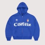 Corteiz Ghini Zip Hoodie Royal Blue
