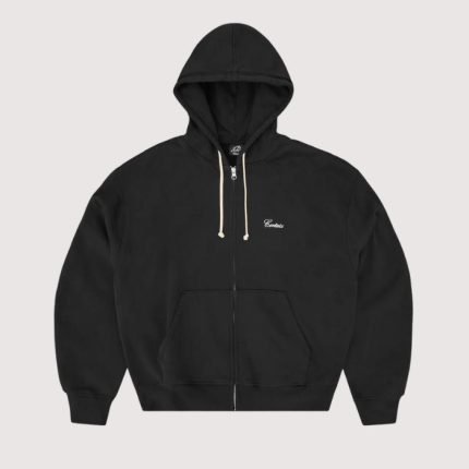 Corteiz Guerillaz Moses Zip Hoodie Black