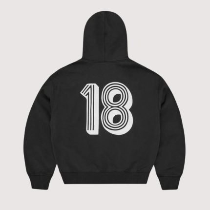 Corteiz Ghini Zip Hoodie Black