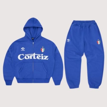 Corteiz Ghini Zip Tracksuit Royal Blue