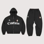 Corteiz Ghini Zip Tracksuit Black