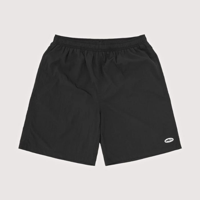Corteiz Hydro Nylon Short Black Corteiz Hydro Nylon Short Black
