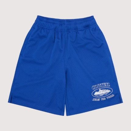 Corteiz OG Alcatraz Mesh Shorts Royal Blue