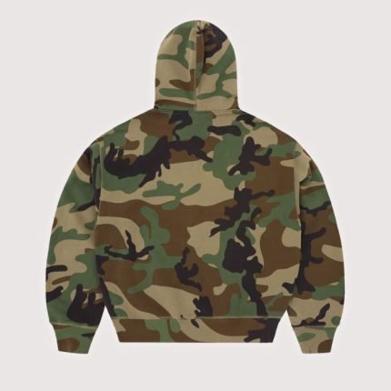Corteiz Mini Island Hoodie Woodland Camo