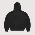 Corteiz Island Knockout Zip Hoodie Black