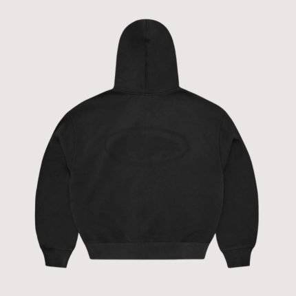 Corteiz Island Knockout Zip Hoodie Black