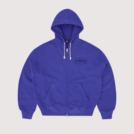 Corteiz Island Knockout Zip Tracksuit Indigo Blue