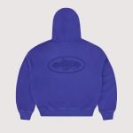 Corteiz Island Knockout Zip Hoodie Indigo Blue