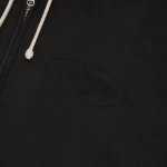 Corteiz Island Knockout Zip Hoodie Black