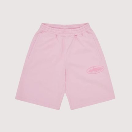 Corteiz Island Knockout Sweatshort Pink