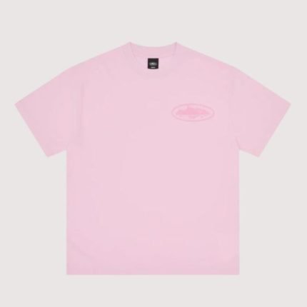 Corteiz Island Knockout Tee Pink
