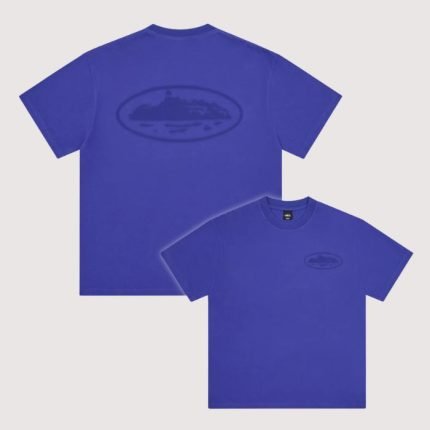 Corteiz Island Knockout Tee Indigo Blue