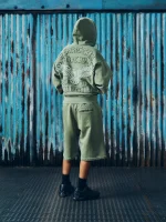Corteiz Diplomatic Sweatshort Olive