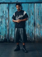 Corteiz Ardwear Leather Short Black