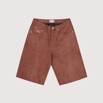 Corteiz Ardwear Leather Short Rust