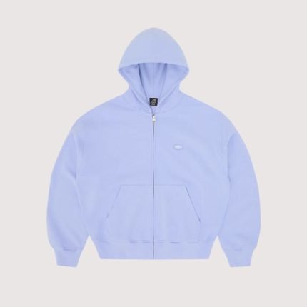 Corteiz Mini Island Zip Hoodie Baby Blue