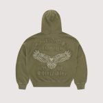 Corteiz Diplomatic Zip Hoodie Olive
