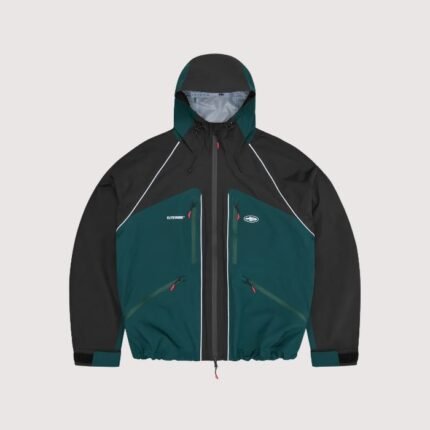 Corteiz Elitework™ Apex Shell Jacket Black/Green