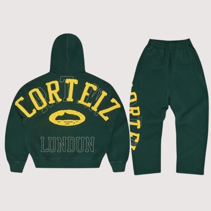 Corteiz Lundun Stitch Zip Tracksuit Forest Yellow Corteiz Lundun Stitch Zip Tracksuit Forest Yellow